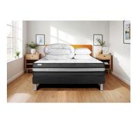 Vitalit - Pack lit Vital Power Zen 160x200 - Matelas, sommier à lattes (kit), 2 oreillers, couette