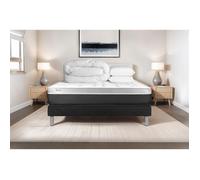 Vitalit Pack Prêt à Dormir Vital Soft Matelas 180x200 cm Sommier kit noir + 2 oreillers + couette
