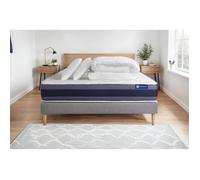 Pack lit complet 200x200 cm - Matelas + Sommier Gris (en kit) + 2 oreillers + Couette - Actilatex Mo