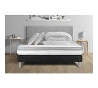 Pack Prêt A Dormir Vital Relax 140 X 190 Cm Sommier Kit Noir