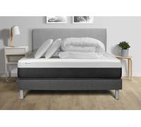 Pack Prêt A Dormir Vital Form 140 X 200 Cm Sommier Kit Gris
