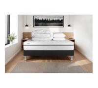 Pack Prêt A Dormir Vital Spa 160 X 200 Cm Sommier Kit Noir