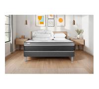 Pack Prêt A Dormir Vital Care 180 X 200 Cm Sommier Kit Gris