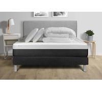 Pack lit complet - Matelas 180x200 cm + Sommier tapissier à lattes (en kit) + 2 oreillers + Couette - Vital Form