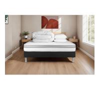 Pack Prêt A Dormir Vital Relax 180 X 200 Cm Sommier Kit Noir
