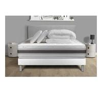 Pack Prêt A Dormir Vitalmemo Back 180 X 200 Cm Sommier Kit Blanc