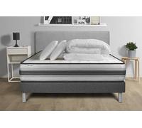 Pack prêt a dormir VITALPOWER RECOVER 200 x 200 cm sommier Kit gris