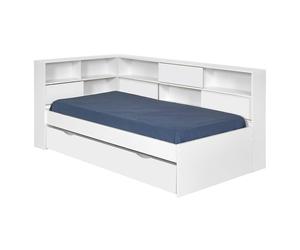 Pack Lit Cosy Gigogne Avec 2 Matelas Play Blanc 90X190
