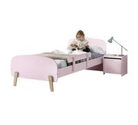 Vipack Lit combiné KIDDY KICO0413 3 pièces MDF et pin massif Vieux Rose