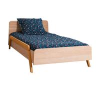 Pack Lit Enfant Évolutif Avec Barrières Et Matelas Bois Massif Dixia Bois 90X190