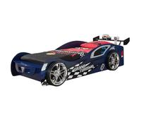 Pack - Lit Enfant & Matelas ""Gran Turismo"" 90x200cm Bleu
