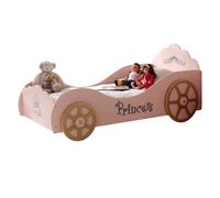 Funbeds Lit voiture Princess Pinky + Matelas
