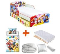 Pack lit enfant - Pat Patrouille - 4 places - Literie 5 pièces & matelas inclus - Gamme LUXE