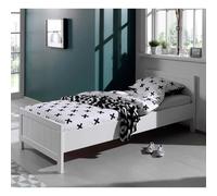 Pack - Lit Enfant & Sommier "Erik" 90x200cm Blanc