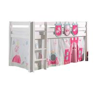 Pack - Lit Enfant, Tente & 3 Pochettes "Pino Princesse" Blanc