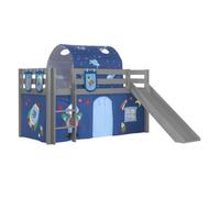 Pack - Lit Enfant, Tente, 3 Pochettes & Tunnel "Pino Astronaute II" Gris