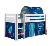 Pack - Lit Enfant, Tente & Tunnel "Pino Astronaute II" Blanc