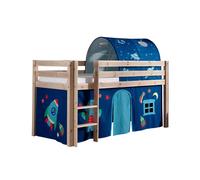 Pack - Lit Enfant, Tente & Tunnel "Pino Astronaute II" Naturel