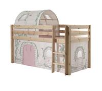 Pack - Lit Enfant, Tente & Tunnel "Pino Birdy" Naturel