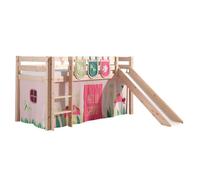 Pack - Lit Enfant Toboggan Tente & 3 Pochettes ""Pino Spring"" Naturel