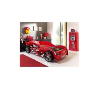 Pack - Lit Enfant Voiture "Night Speeder" & Armoire 1 Porte "Pompe à Essence" Ro