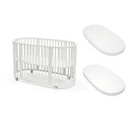 Pack Lit Sleepi White + matelas Sleepi + drap housse blanc