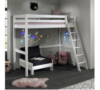 Pack - Lit Superposé & Mezzanine & Mezzanine & Fauteuil-Lit ""Pino"" Blanc