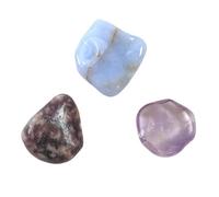 Pack Lithothérapie ""Sommeil Réparateur"" Assortiment 3 pierres roulées Multicolore