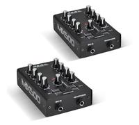 Pack Lot de 2 Tables de mixages 2 canaux 3 entrées IBIZA SOUND MIX500