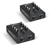 Pack Lot de 2 Tables de mixages 2 canaux 3 entrées IBIZA SOUND MIX500