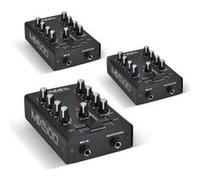 Pack Lot de 3 Tables de mixages 2 canaux 3 entrées IBIZA SOUND MIX500