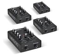 Pack Lot de 4 Tables de mixages 2 canaux 3 entrées IBIZA SOUND MIX500