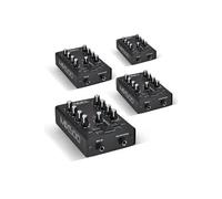 Pack Lot de 4 Tables de mixages 2 canaux 3 entrées IBIZA SOUND MIX500 G