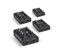 Pack Lot de 4 Tables de mixages 2 canaux 3 entrées IBIZA SOUND MIX500