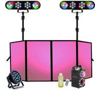 Pack Lumière - 2 portiques DJ Projecteurs PAR Astro - Facade - Machine Fumée Lumière LED Astro - Projecteur PAR - Soirée Mariage
