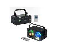 Pack Lumière Effet Laser LZR200RGB-MULTI Ibiza - Jeu de lumière 3en1 Astro Gobo Stroboscope COMBILED20 Soirée Ambiance Club Bar