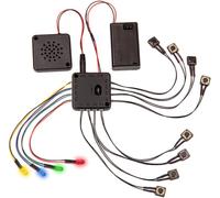 Pack Lumière Et Son Cosplay.Puce Audio Mp3 Diy Avec 4 Boutons Poussoirs Et 4 Led Colorées.Mémoire De 8 Mo Ajoutez De La Musique Ou Des Effets Sonores À Votre Costume Et Vos Accessoires