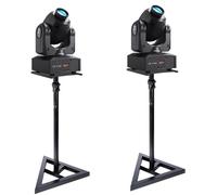 Pack Lumière - PARTY LIGHT & SOUND - Lyres LED PARTY-SPOT7 - LED blanche - Gobos et disque de couleurs
