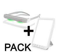 Pack luminothérapie lunettes + lampe