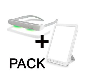 Pack luminothérapie lunettes + lampe