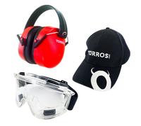 Pack lunettes de sécurité - Casque anti-bruit et Casquette Torros BOPS100