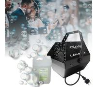 Pack Machine à Bulles Ibiza Light LBM10-BL - Bidon Liquide à Bulles 5 Litres - Mariage Baptême Enfant Anniversaire