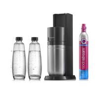 Pack Machine à gazéifier Sodastream Duo Noire + 2 carafes en verre