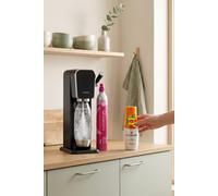 Pack - Machine Art Noire & Métal + 1 Bouteille Fuse + Concentré Lipton Ice Tea Saveur Pêche 440ml
