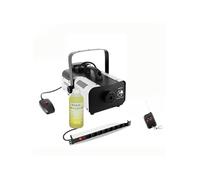 Pack Machine Fumée Professionnelle 1000W BoomToneDJ F1000PRO 2 télécommandes - Multiprise 8 Voies - Liquide fumée 1L - Anniversaire