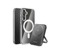 Pack MagSafe Galaxy S24 FE avec Coque Bi-matière et Powerbank 5000 mAh Transparent