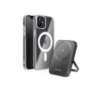 Pack MagSafe iPhone 12 Mini avec Coque Bi-matière et Powerbank 5000 mAh Transparent