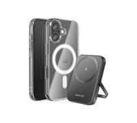 Pack MagSafe iPhone 16 avec Coque Bi-matière et Powerbank 5000 mAh Transparent
