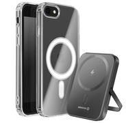 Pack MagSafe pour iPhone 7 avec Coque Bi-matière et Powerbank 5000 mAh Swissten Transparent