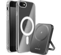 Pack MagSafe pour iPhone 7 avec Coque Bi-matière et Powerbank 5000 mAh Swissten Transparent